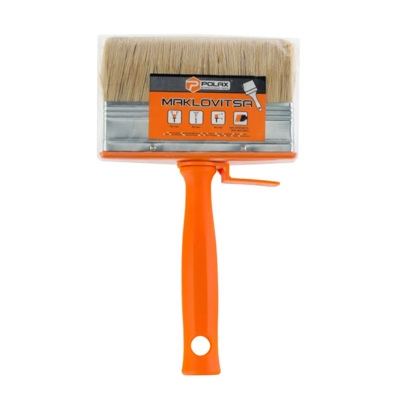 Кисть-макловиця Polax 30×120 мм, тип “Міні”, змішаний ворс, пластикова ручка (12-003)