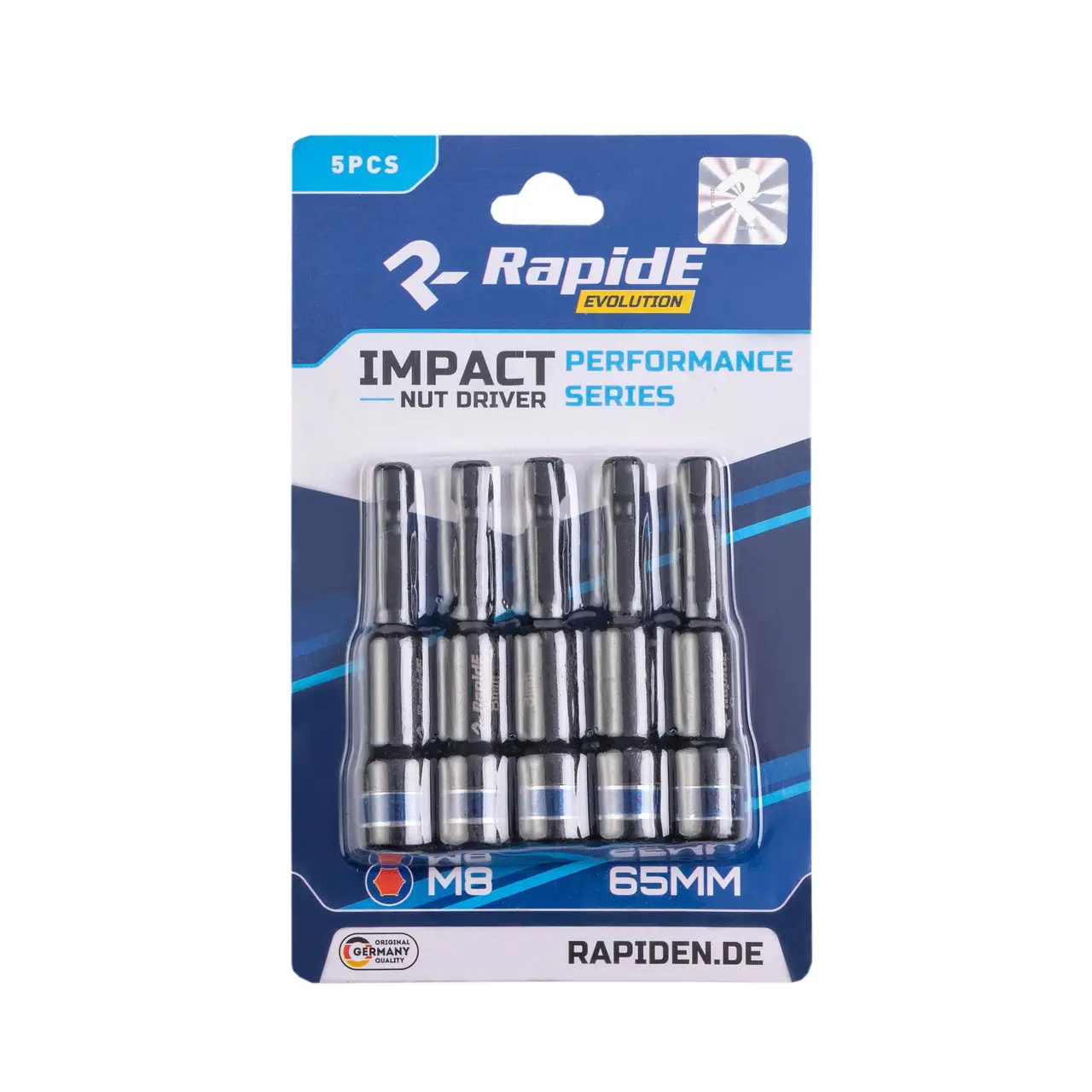 Магнітна торцева головка RapidE IMPACT 8 мм 1/4" x 65 мм (НФ-00001065)