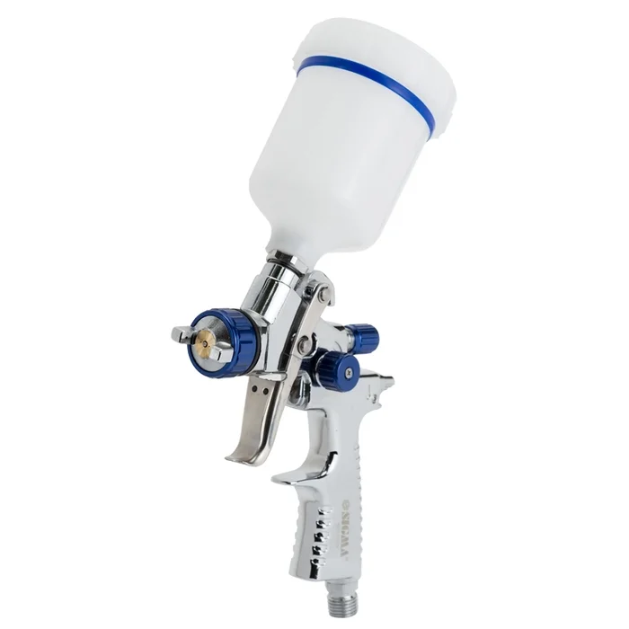 Фарборозпилювач Sigma Refine LVMP Ø1.0 мм, 30–115 л/хв, 1.5 бар, верхній пластиковий бак 100 мл (6814201)