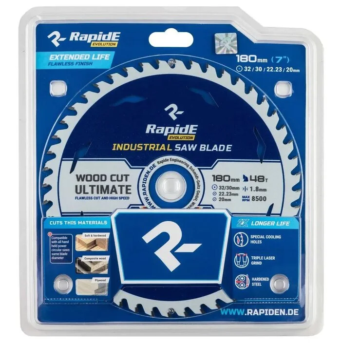 Пиляльний диск RapidE 185 мм x 20 мм x 54T LAMINATE (НФ-00001029)