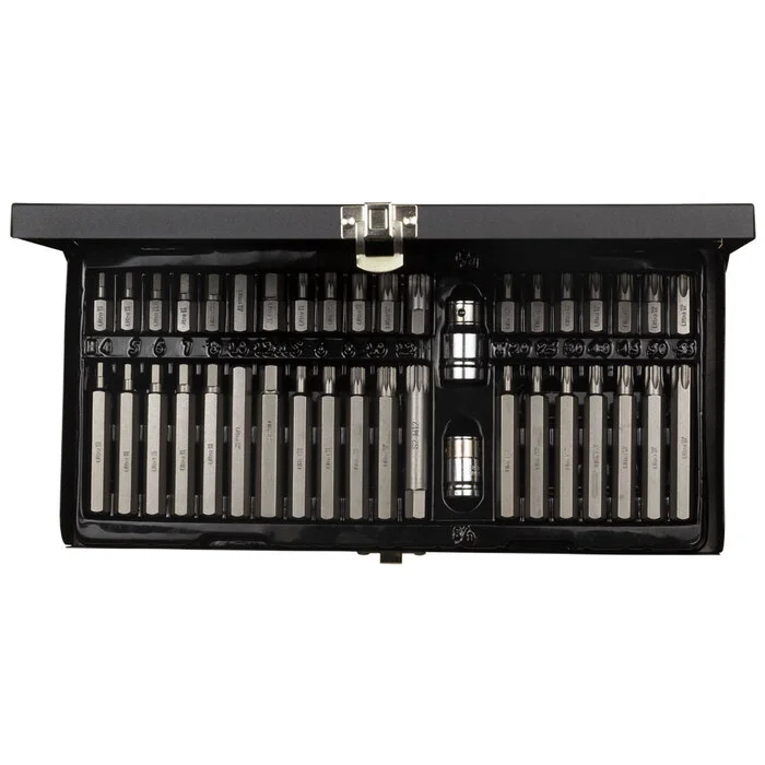 Набір біт ULTRA HEX TORX Spline 10 мм 40 шт S2 (металевий кейс) (4017092)