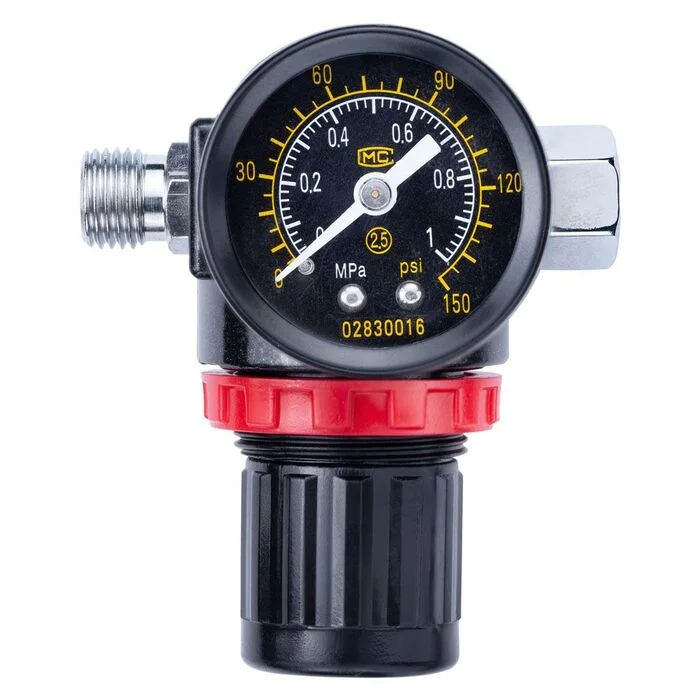 Редуктор із манометром Sigma 1/4" для пневмосистем, 0–10 бар (7033011)