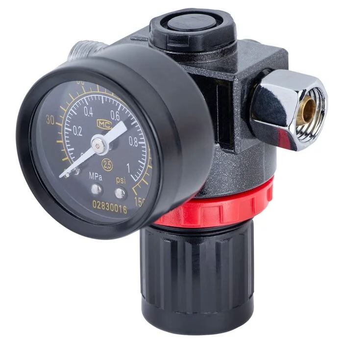 Редуктор із манометром Sigma 1/4" для пневмосистем, 0–10 бар (7033011)
