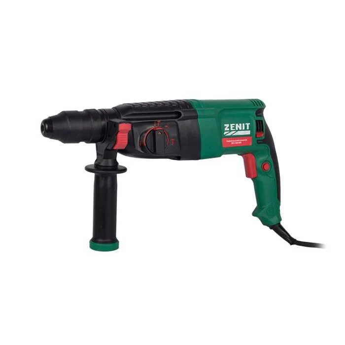 Перфоратор прямий Зеніт ЗП-1100 DFR, 1100 Вт, SDS-plus + DFR, 2,8 Дж, 5800 уд/хв, буріння 26 мм (840545)