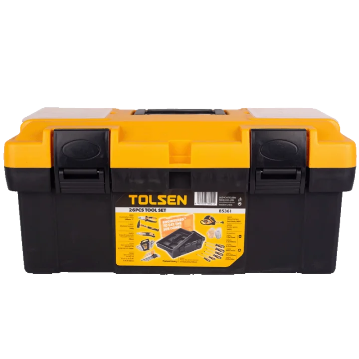 Набір інструментів Tolsen 26 шт. у пластиковому кейсі (85361)
