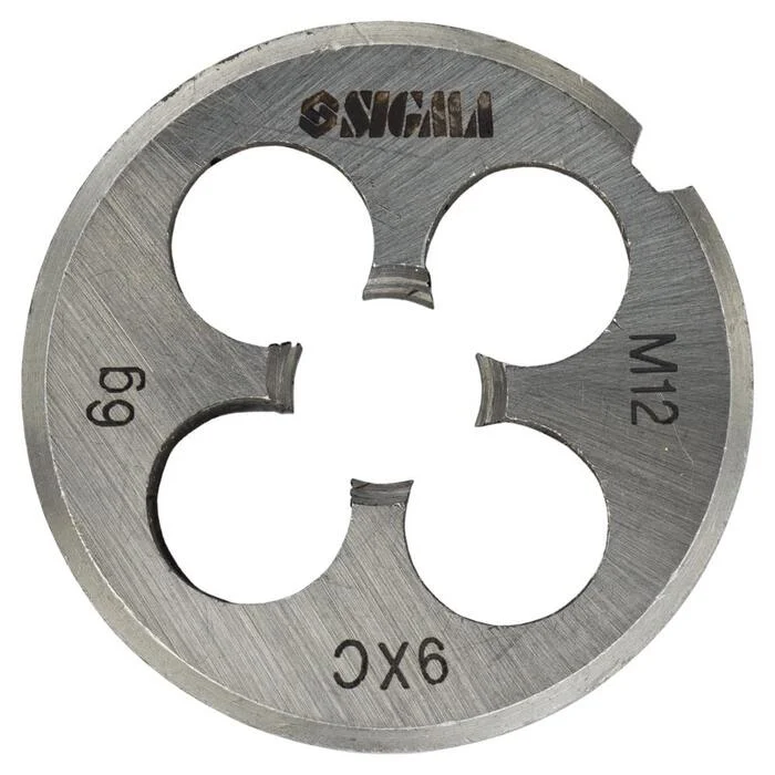 Плашка Sigma М12 х 1.75 мм для нарізання різьби (1604351)