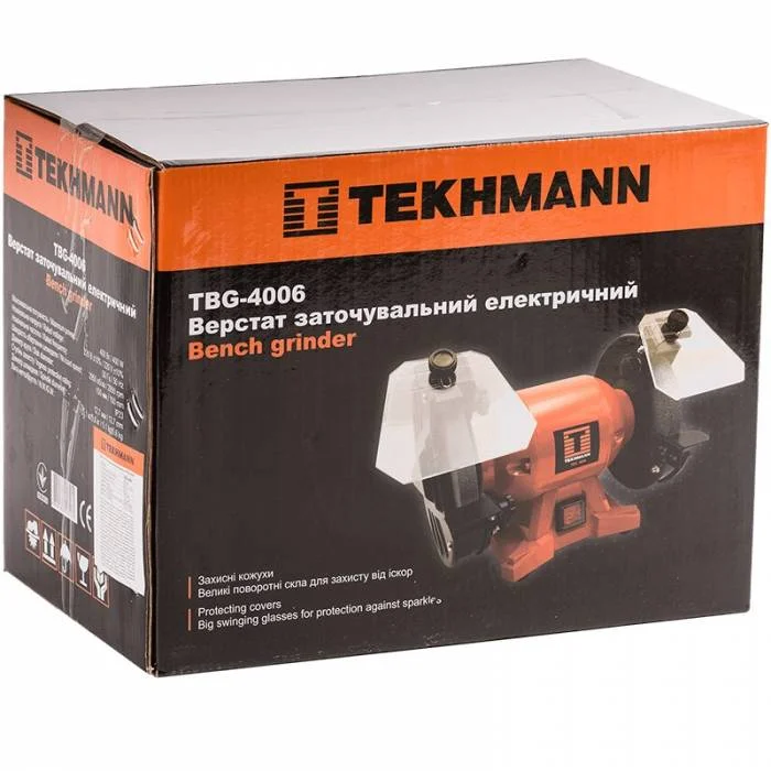 Заточувальний верстат Tekhmann TBG-4006 400 Вт