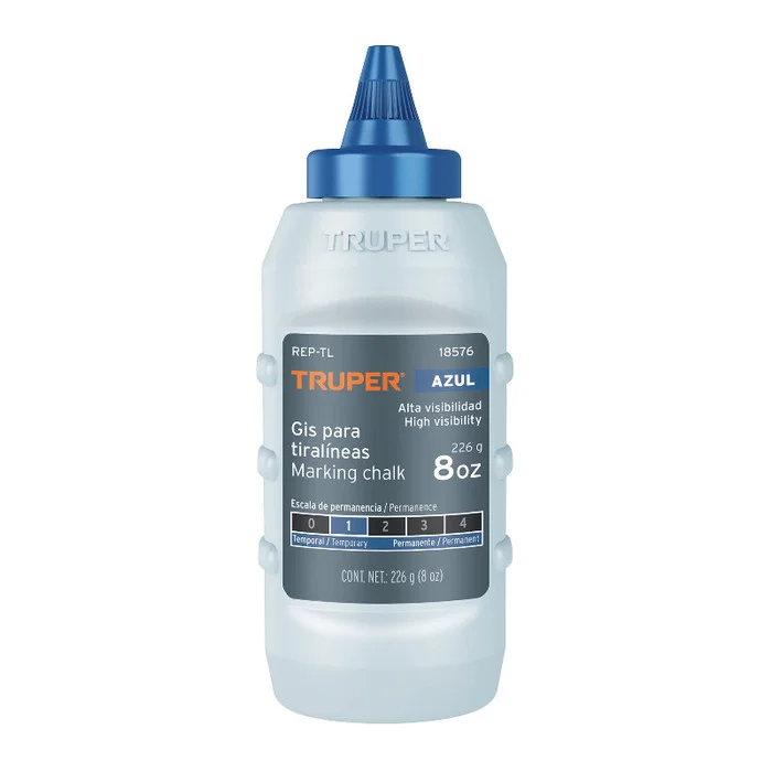 Крейда розмітна (трасувальна) Truper синя 227 г / 8 oz (REP-TL)