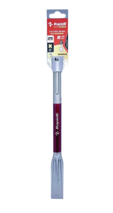 Зубило плоске (лопатка) RapidE Red Point SDS-MAX 25×280 мм (НФ-00001789)