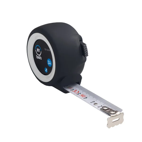 Рулетка вимірювальна MyTools Black Edition 3 м х 19 мм (121-3-19)