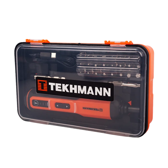 Викрутка акумуляторна Tekhmann TCS-3.6/2000 KIT, 3,6 В, 2,0 А·год, 5 Нм, USB-C (854939)