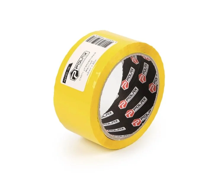 Скотч упаковочний жовтий Polax 45 мм х 60 м (101-118)