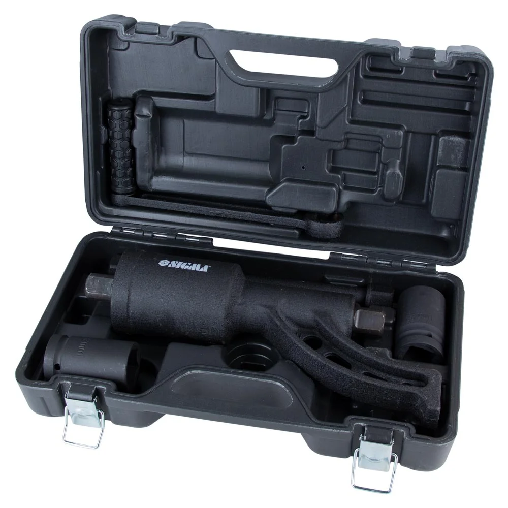 Гайковерт ручний Sigma 6009021 350 мм, 6800 Нм (1:68) з насадками 32, 33 мм
