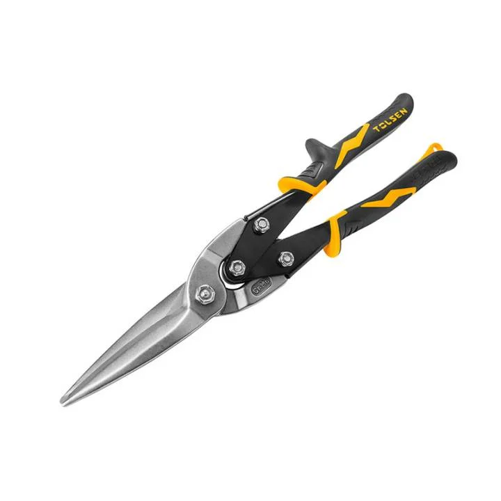 Ножиці по металу Tolsen Aviation Snips 300 мм прямі Cr-Mo промислові (30024)
