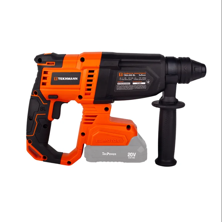 Перфоратор акумуляторний безщітковий Tekhmann TRH-28S BL TekPower (20В, SDS-plus, 2.8 Дж, без АКБ та ЗП) 854813