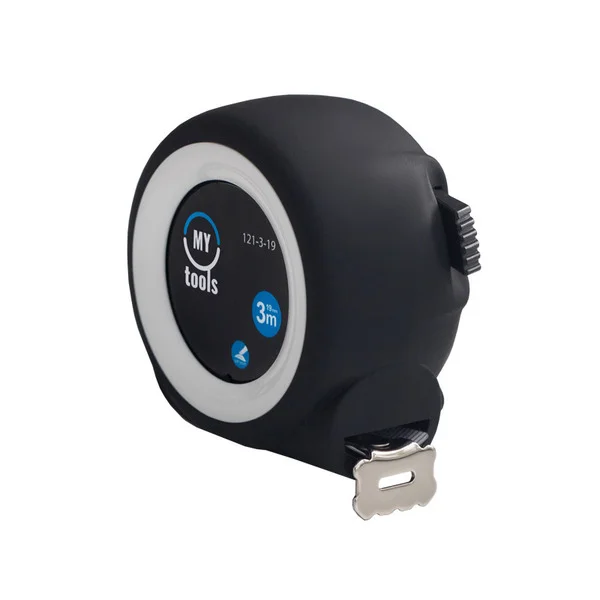 Рулетка вимірювальна MyTools Black Edition 3 м х 19 мм (121-3-19)