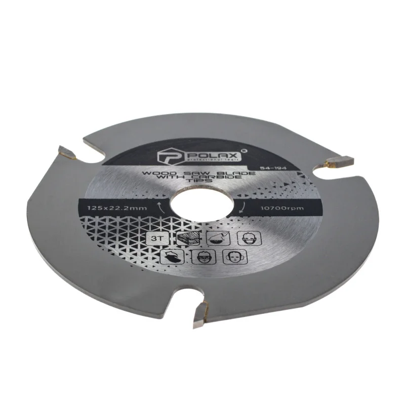 Пиляльний диск по дереву Polax 125 х 22.2 х 3Т (54-194)