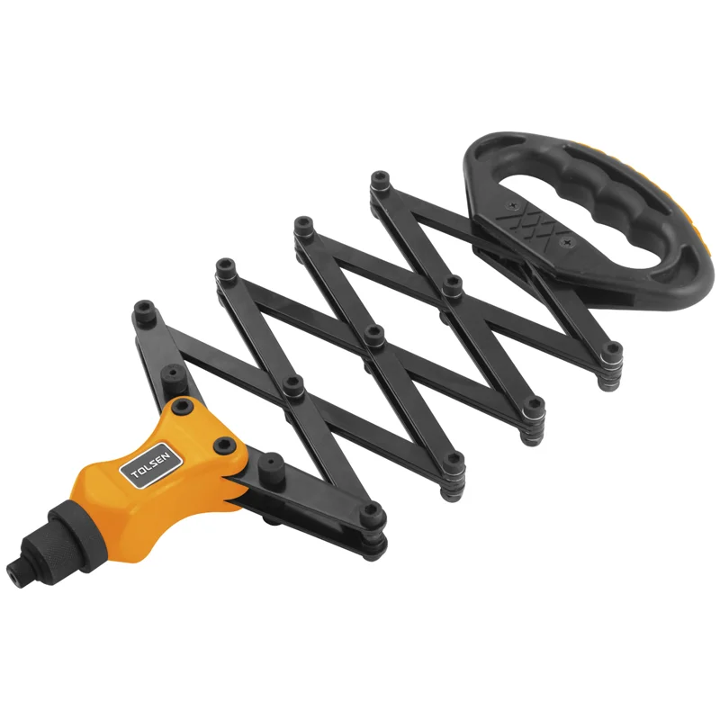 Заклепочник розсувний (гармошка) Tolsen Heavy Duty 810 мм (2.4-6.4 мм) (43100)