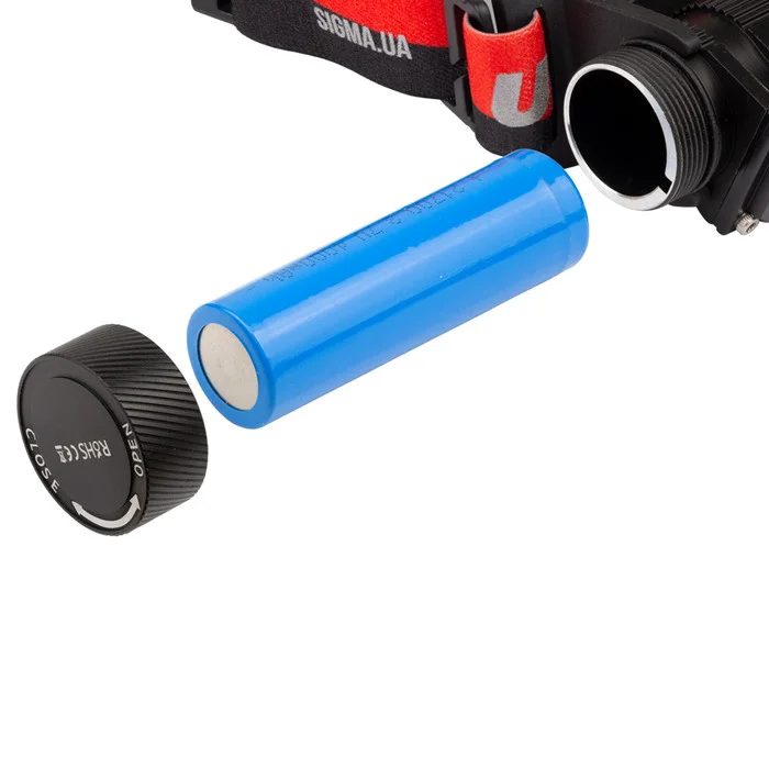 LED ліхтар налобний акумуляторний ULTRA 1000 Лм Li-ion 21700 4000 мАг (5390032)