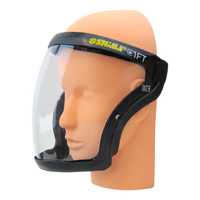 Щиток захисний лицьовий Sigma 9412661 (прозорий з кріпленням на голову)