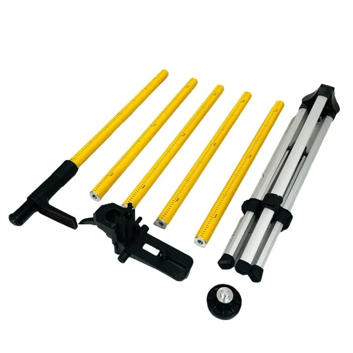 Телескопічна розпірна штанга Huepar LP36 3,7 м із триногою для лазерного рівня