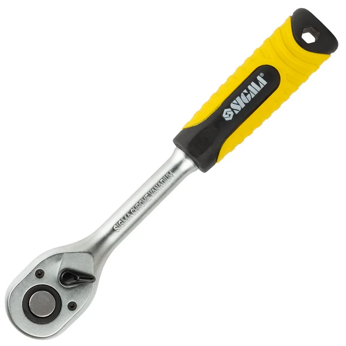 Ключ-тріскачка 1/2" 250 мм 72T CrV Sigma (6050011)