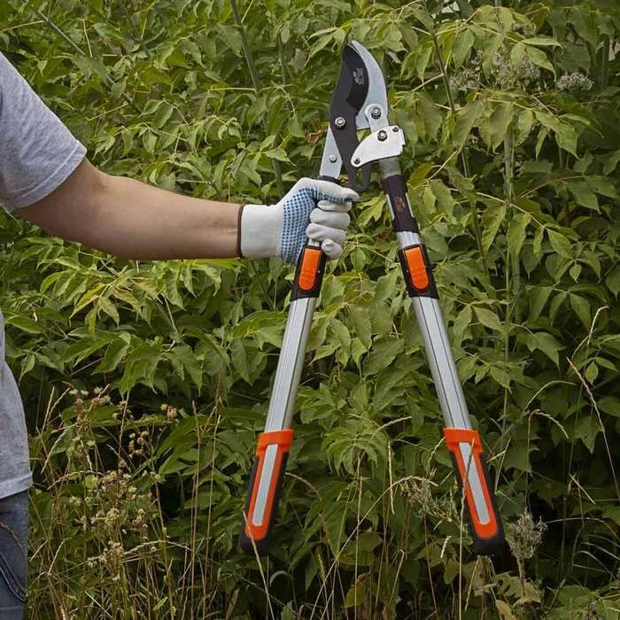 Сучкоріз площинний телескопічний храповий FLORA 700–874 мм (5022374), SK5 з антиадгезійним покриттям, до 45 мм