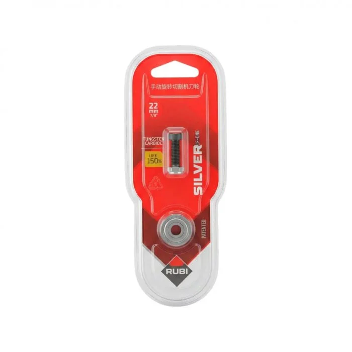 Ріжучий ролик (різець) RUBI F-One Silver TP/TQ Ø22×6 мм (10826)