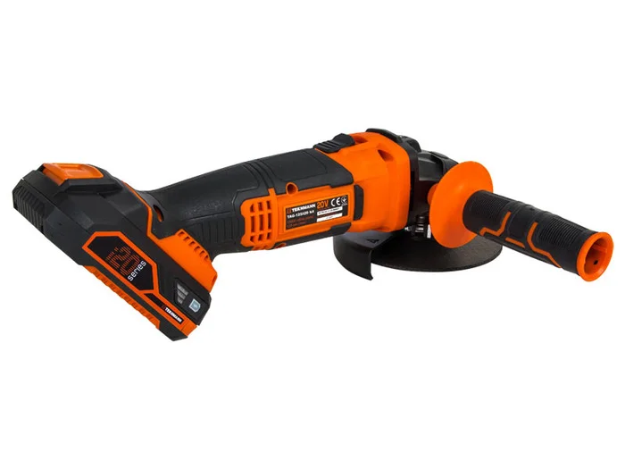 Шліфмашина кутова акумуляторна Tekhmann TAG-125/i20 kit (АКБ 4 Ач + ЗУ) 848392