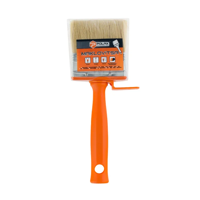 Кисть-макловиця Polax 30×70 мм, тип «Міні», змішаний ворс, пластикова ручка (12-001)