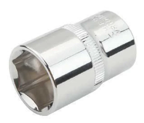 Головка торцева Tolsen 1/2" 8 мм, Cr-V, хромоване покриття (16508)