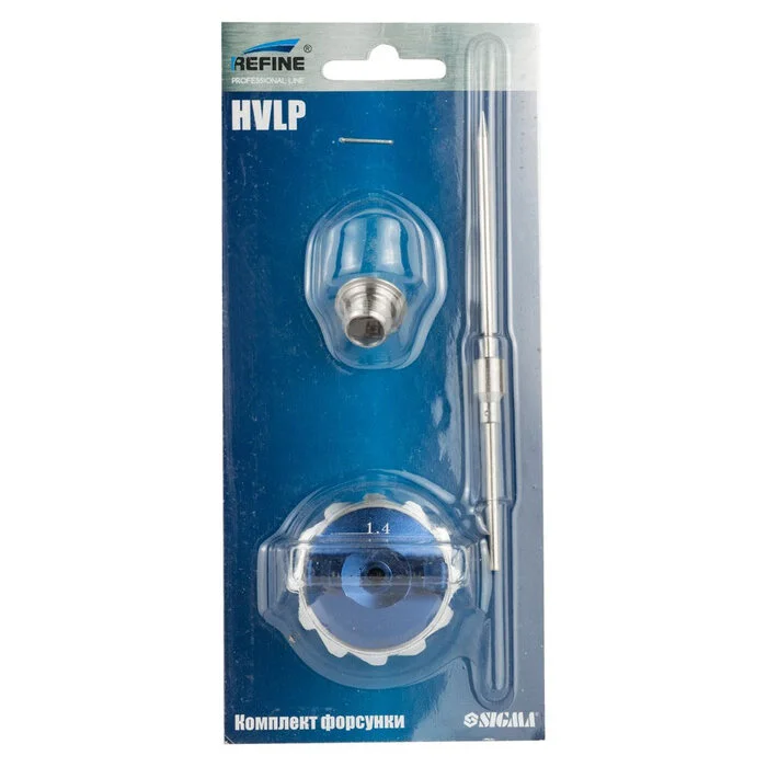 Комплект форсунок HVLP Ø1.4 мм для фарбопультів SIGMA Refine 6812401, 6812411 (6817811)