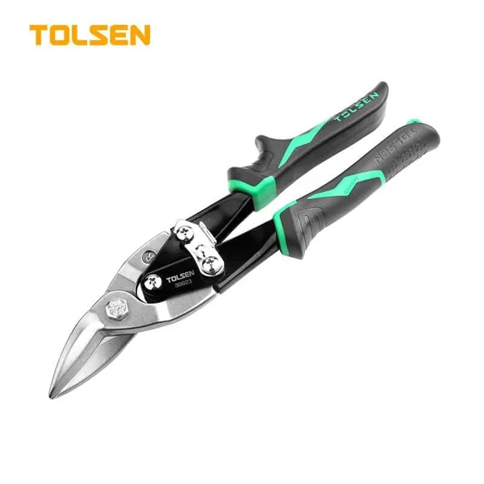 Ножиці по металу Tolsen Aviation Snips 250 мм праві Cr-Mo промислові (30023)