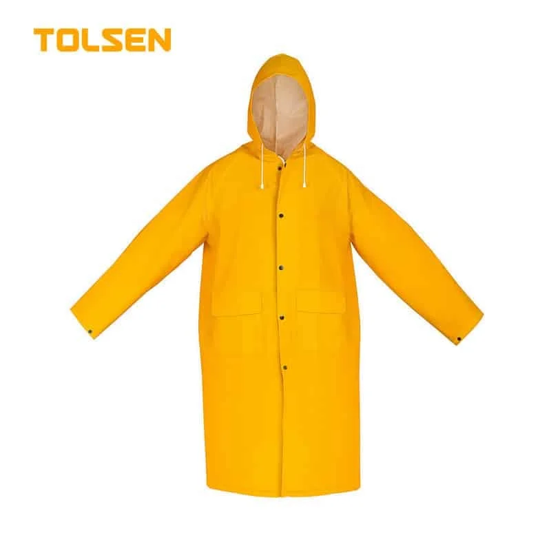 Дощовик Tolsen 45100 розмір M (ПВХ 0.32 мм, жовтий)
