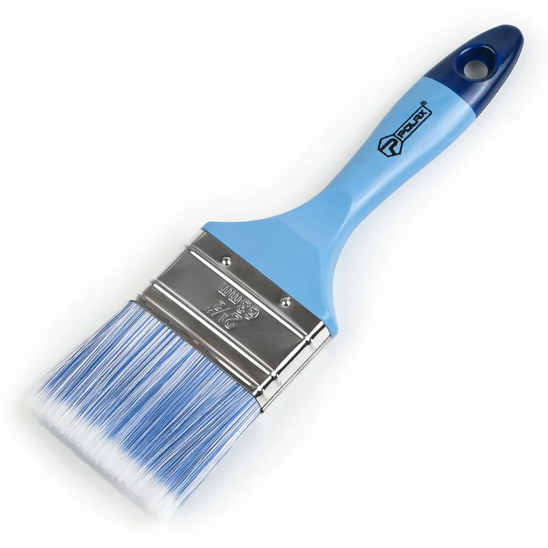Пензель флейцевий Polax 2,5" (63 мм) тип "Acrylic" професійний, штучний ворс, пластикова ручка (03-010)
