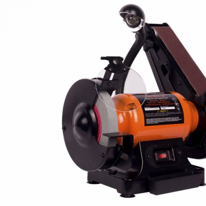 Заточувальний верстат Tekhmann TBG-4515 LB 450 Вт з LED-підсвічуванням
