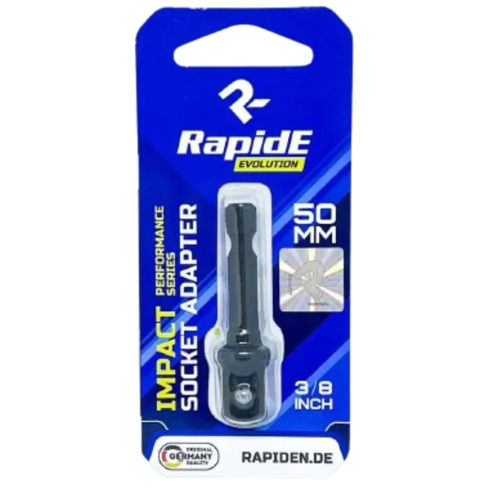 Адаптер-перехідник RapidE IMPACT 1/4" на квадрат 3/8" 50 мм (НФ-00002066)