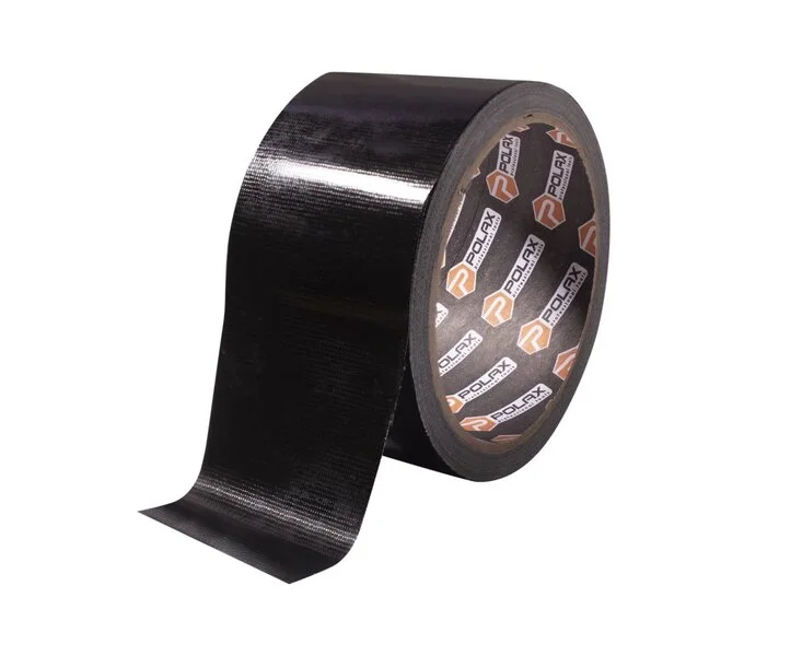 Скотч армований Polax Профі, чорний, 50 мм × 10 м (101-147)