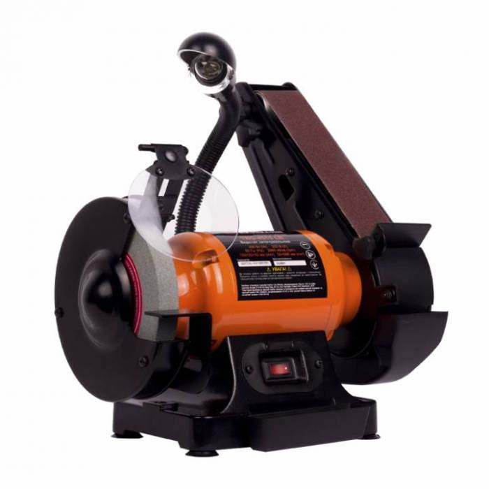 Заточувальний верстат Tekhmann TBG-4515 LB 450 Вт з LED-підсвічуванням