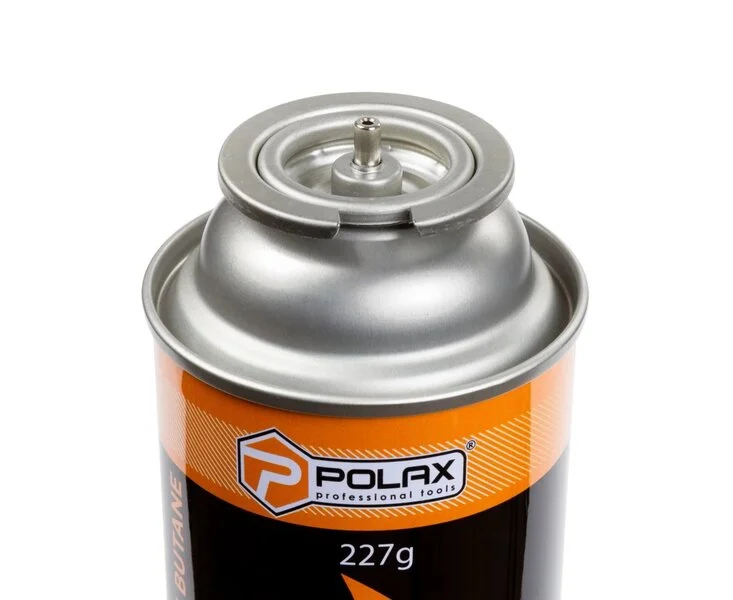 Балон газовий цанговий Polax Євро 227 г, універсальний, бутан-пропан (32-048)