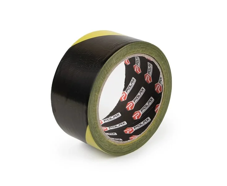 Стрічка сигнальна Polax 50 мм х 100 м чорно-жовта (101-142)
