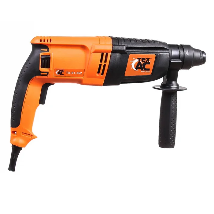 Перфоратор прямий ТехАс ТА-01-352, 1200 Вт, SDS-plus, 3,8 Дж, 3 режими, буріння 26 мм (ТА-01-352)