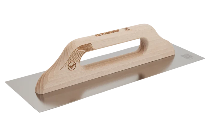 Гладилка з нержавіючої сталі 130 × 380 мм ручка з бука WOOD LINE Kubala (5407)