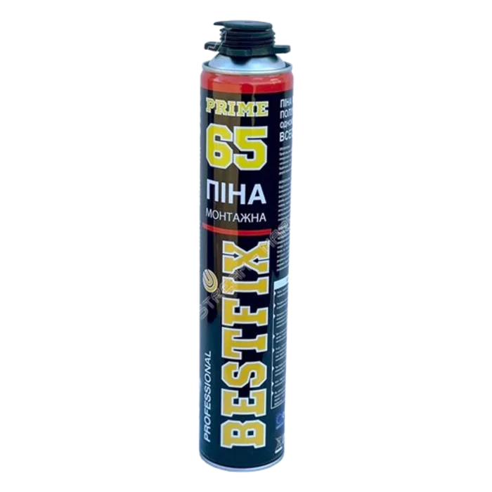 Піна монтажна професійна всесезонна 860мл (65л) BESTFIX Gun-type (05410)