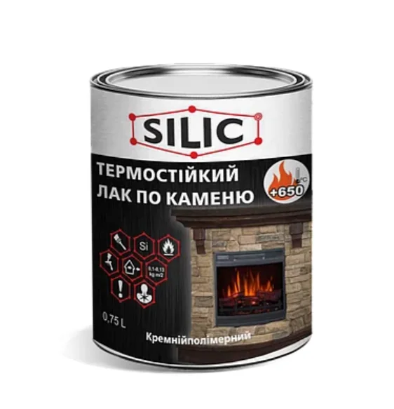Термостійкий лак по каменю SILIC 700 мл