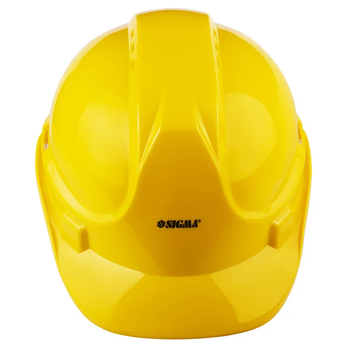 Каска будівельна жовта Sigma 9414521 (8 точок кріплення)