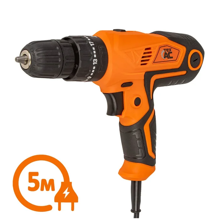 Шуруповерт мережевий ударний ТехАС ТА-01-120 750 Вт