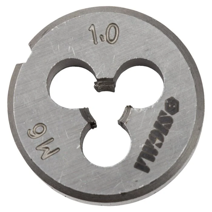 Набір плашок Sigma 8 предметів (М3–М12) для нарізання різьби (1640041)