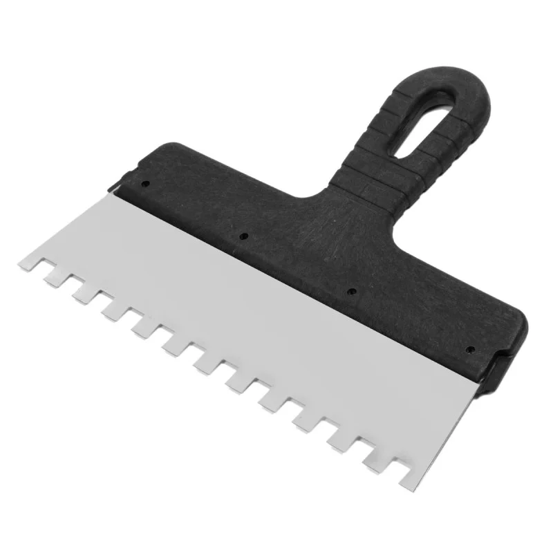 Шпатель зубчастий для плитки Polax 250 мм, зуб 10×10 мм (111-090)