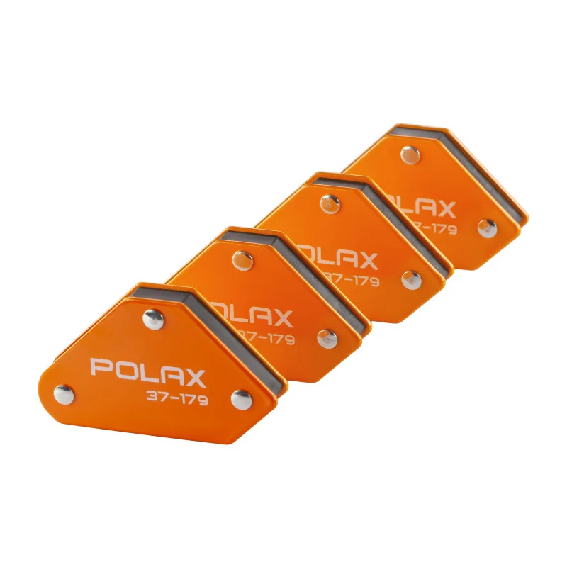 Набір магнітних тримачів для зварювання Polax 4 шт (37-179) 45°/90°/135° 4 кг